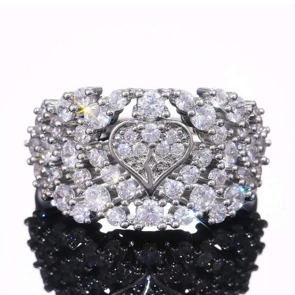 925 Silver Rings Party Rings Jewelry Gift Ring - Picture 3 of 4